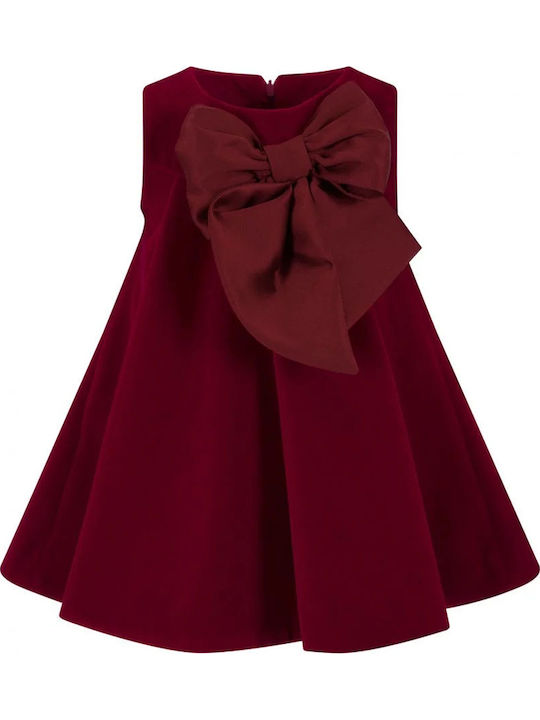 Sleeveless Red Girls Dress