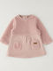 Kleid Strickkleid Light Pink