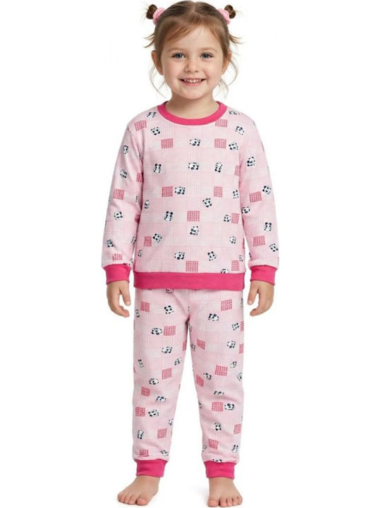 Join Winter-Kinderpyjama Rosa