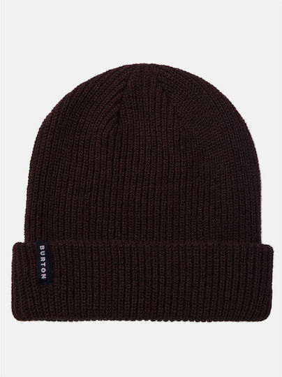 All Day Long Beanie Herren Strickmütze in Braun