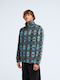 Cove Men's Multicolour Fleece Jacket