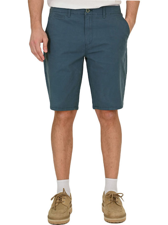 Double Мъжки бермуди Chino Regular Fit Old Blue