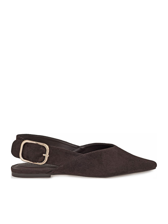 Kalista Brown Suede Sandals