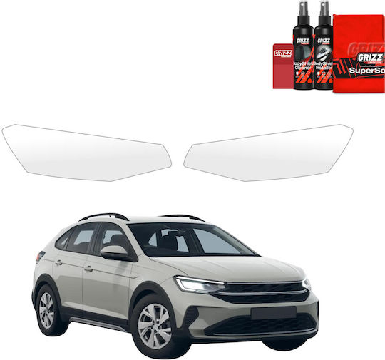Transparent Protective Film Grizzglass Bodyshield Headlights Volkswagen Taigo 2026 2-in-1