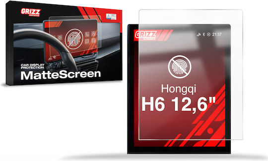 Folie Mată Grizzglass Cardisplay Protection Hongqi H6 12 6" 2025-2026