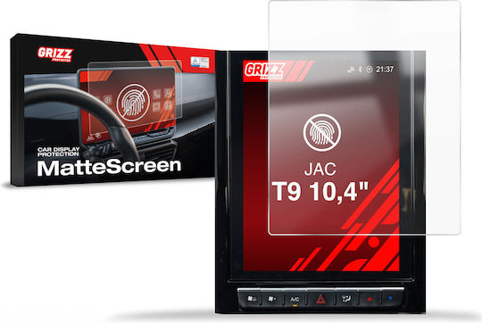 Folie Mată GrizzGlass Cardisplay Protection Jac T9 10,4" 2025-2026