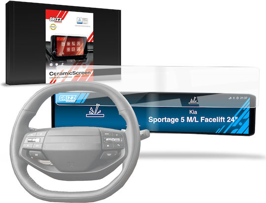 Ceramic Film Grizzglass Cardisplay Protection Kia Sportage 5 M L Facelift 24" 2025-2026
