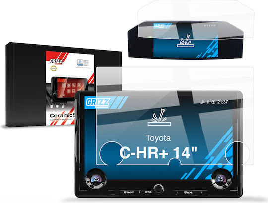Folie Ceramică Grizzglass Cardisplay Protection Toyota C-hr+ 14" 2026 2în1