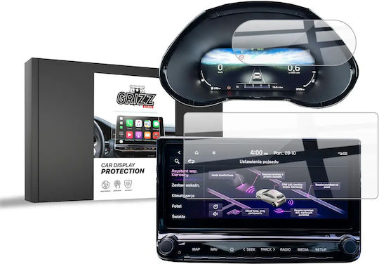 Φύλλο Κεραμικό Grizzglass Προστασία Cardisplay Kia Proceed 2024-2025 2w1