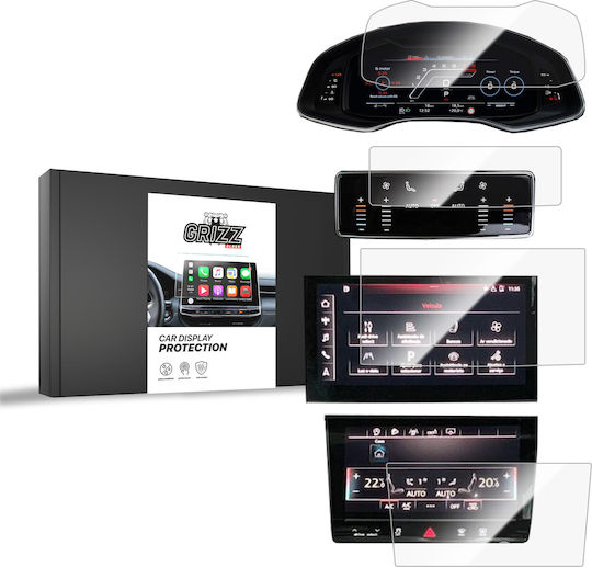 Керамично фолио за дисплей Grizzglass Cardisplay Protection Audi Q7 2019-2026 4в1