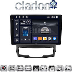 Clarion Auto-Audiosystem für Daewoo Korando SsangYong Korando 2010 2013 (Bluetooth/USB/WiFi/GPS/Apple CarPlay/Android Auto)