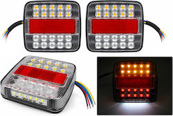 Juyee Комплект LED Светлини за Ремарке с Винтове 12V 2 бр