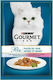 Purina Gourmet Perle Nassfutter für Katzen mit Fisch, Shrimps und Fleisch 85 g
