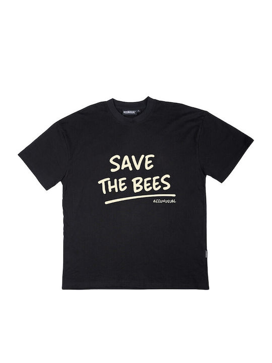 Bee. Unusual. Save The Bees T-shirt Black
