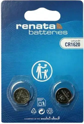 Renata Lithium Watch Batteries CR1620 / CR2430 2 pcs
