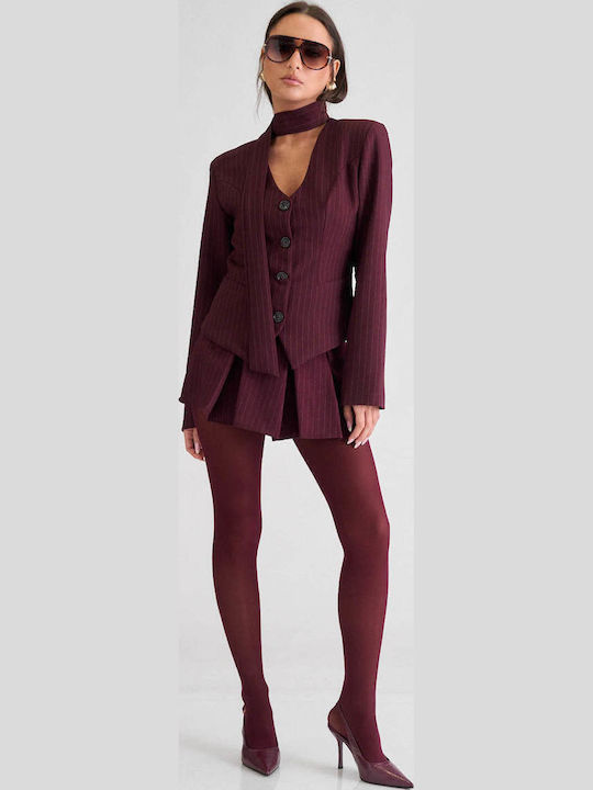Decoro Sacou Dama Burgundy