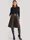 Women's Dark Brown Bermudas