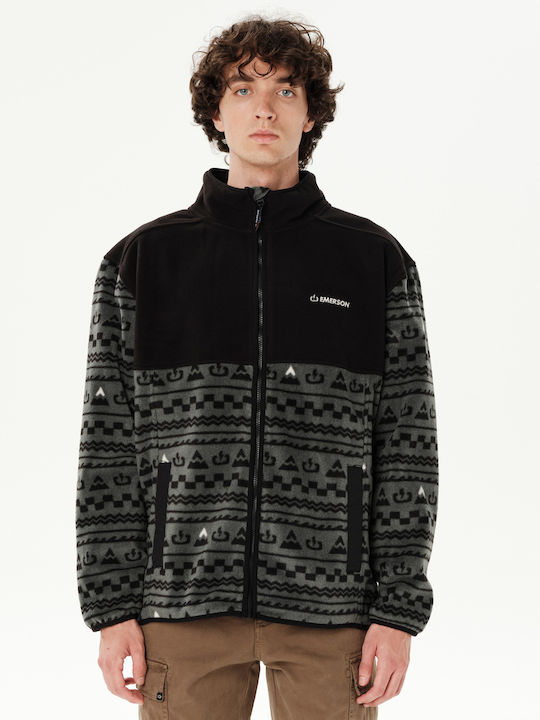 Herren Fleecejacke Pr630 Forest Green/Black