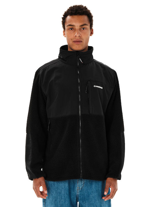 Herren-Fleecejacke Schwarz