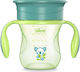 Chicco Детска Чашка Perfect от Пластмаса, Зелена, 200 мл