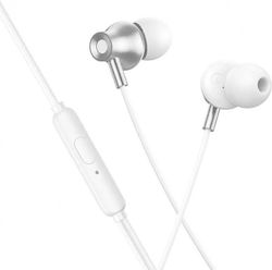 Hoco In-ear Handsfree Ακουστικά με Βύσμα 3.5mm Λευκό Hoco In-ear Handsfree Ακουστικά με Βύσμα 3.5mm Λευκό