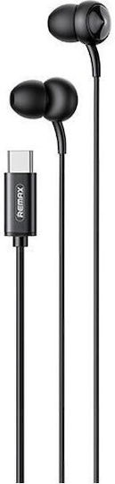 Remax RM-510A In-ear Handsfree Earphones with USB-C Plug Black
