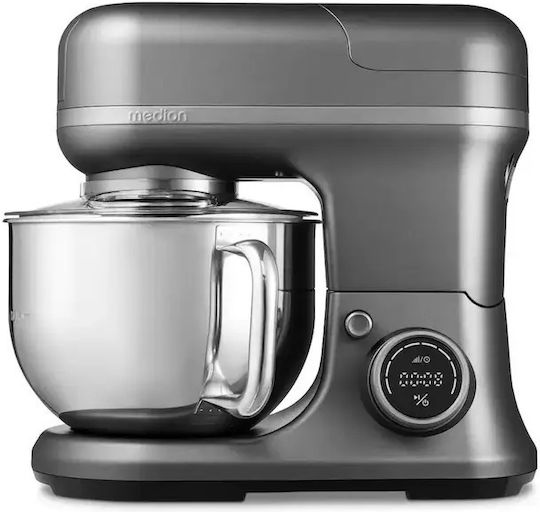 Stand Mixer 1200W with Stainless Steel Bowl 5L Inox