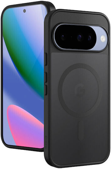 Crong Hybrid Matte Magnetic Back Cover Negru (Google Pixel 10 / 10 Pro)