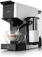 ETA Multicaps Latteo Кафемашина за капсули Nespresso с налягане 20 bar и разпенител за мляко, бяла