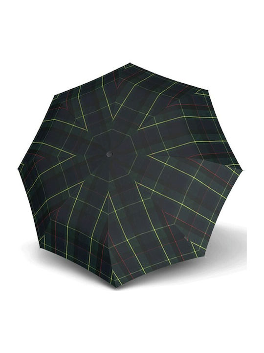 Knirps T 200 Automatic Compact Black Rain Umbrella