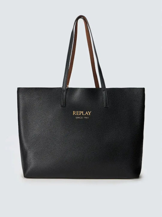 Γυναικεία Shopper Τσάντα Μαύρη