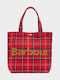 Tartan Women's Red Tote Bag