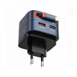 Ldnio Φορτιστής GaN με Θύρα USB-A και Θύρα USB-...