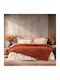 Nima Semi-Double Sherpa Comforter 180x240 cm Terrina Brown 220 GSM