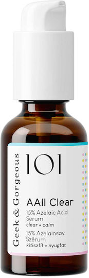 101 AAll Clear Face Serum with 15% Azelaic Acid for Detoxifying & Acne 30ml
