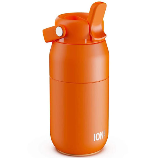 ION Audio Μπουκάλι Θερμός Ανοξείδωτο 360ml Tangerine Orange
