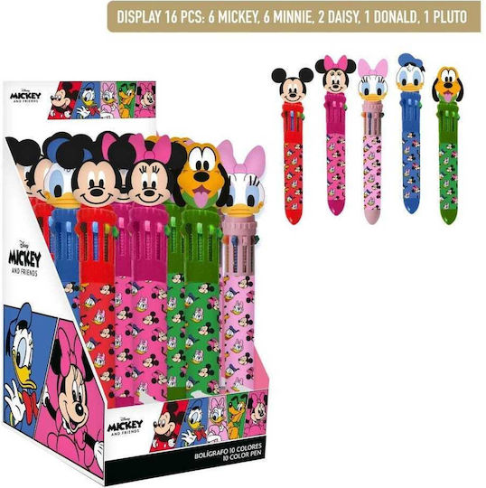 Cerda Disney Στυλό Ballpoint Πολλαπλών Χρωμάτων (Διάφορα Σχέδια)