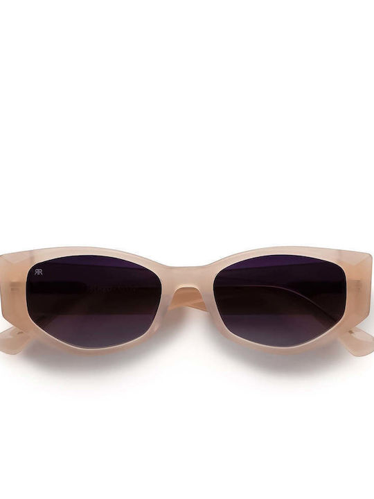 Red Raven Shady Ochelari de Soare pentru Femei cu Ramă din Plastic Roz și Lentile Polarizate Violet
