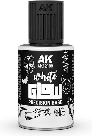 AK Interactive Цвят за моделиране Fluor White Glow 30 мл