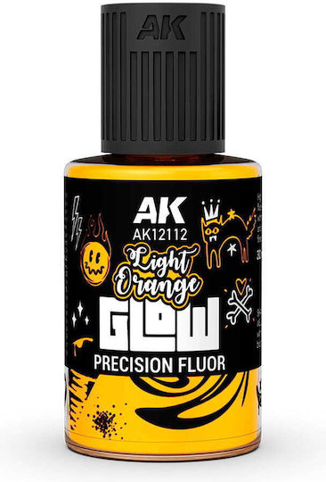 AK Interactive Цвят за моделиране Light Orange Glow 30ml