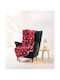 Kentia Snow Одеяло Sherpa за диван 130x170 см Snow