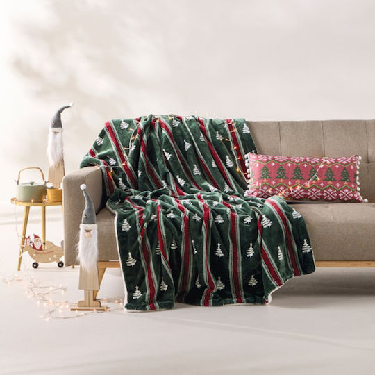 Kentia Snow Sherpa Sofa Blanket 130x170cm Snow