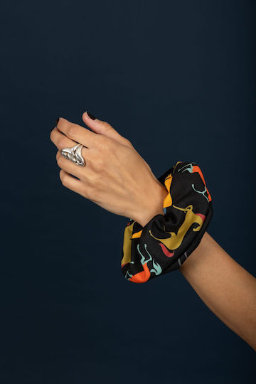 Chaton Clemence Scrunchie Black
