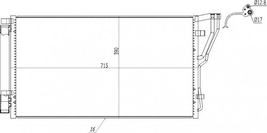 Ψυγείο Κλιματισμού Sonata 2.0i-2.4i 10 976063r000