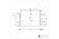 Radiator Aer Condiționat Hyundai Kona Kia Niro I 97606k4010 Radiator Aer Condiționat Hyundai Kona Kia Niro I 97606k4010