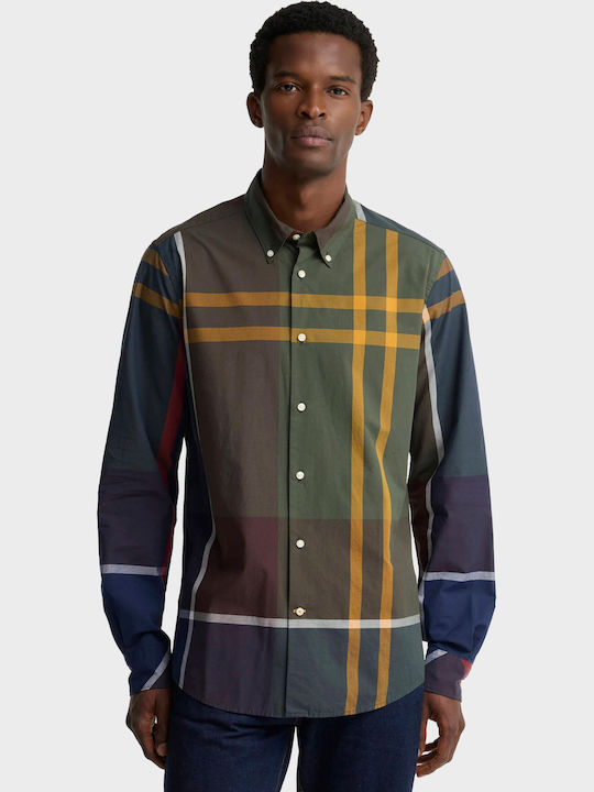 Dunoon Μακρυμάνικo Πουκάμισο σε Oversized Γραμμή Καρό Classic Tartan