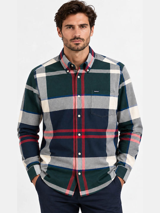 Barbour Dunoon Мъжка риза с дълъг ръкав на каре...