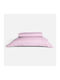 Nef-Nef Homeware Bettbezug-Set Elements aus Baumwolle 240 x 220 cm für Doppelbett mit 2 Kissenbezügen Pale Mauve1