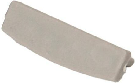 Adeleq Endkappen Ohne Loch 10 Stk. für Breites Aufputz-Aluminiumprofil 30-15809 Grau 30-1584