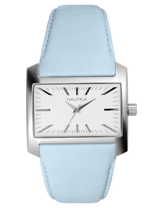 Clipper II Women's Watch 43mm Battery-Powered with Light Blue Leather Strap